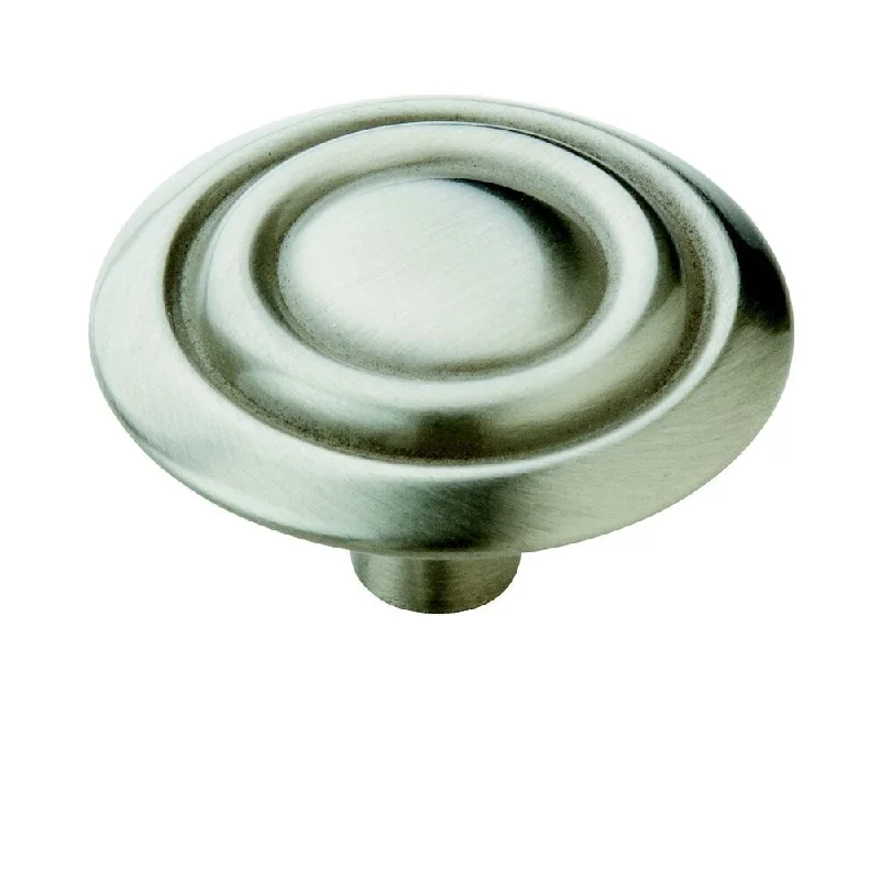 Amerock 1.375-inch Traditional Satin Nickel Cabinet Knob (Pack of 5)