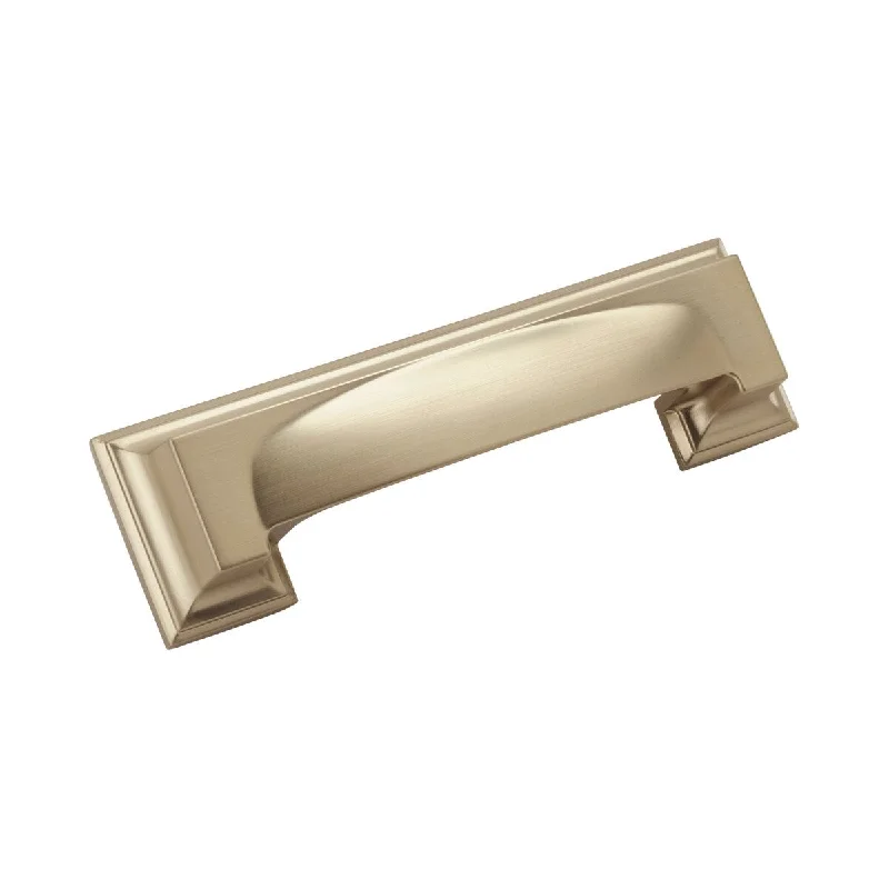 Amerock Appoint 3 in & 3-3/4 in (76mm & 96 mm) CTC Golden Champagne Cabinet Cup Pull