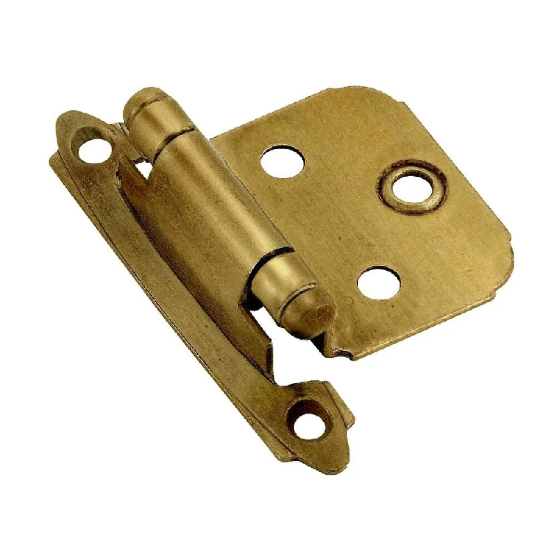 Amerock Gilded Bronze Face Mount Self-closing Hinges (Set of 10)