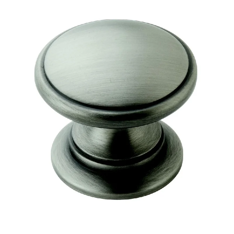 Amerock Traditional 1.25-Inch Antique Silver Cabinet Knob (Pack of 5)