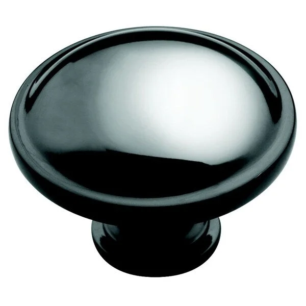 Amerock Traditional 1.25-Inch Black Nickel Cabinet Knob (Set of 5)