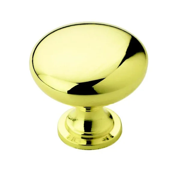 Amerock Traditional 1.25-Inch Polished Brass Cabinet Knob (Pack of 5)