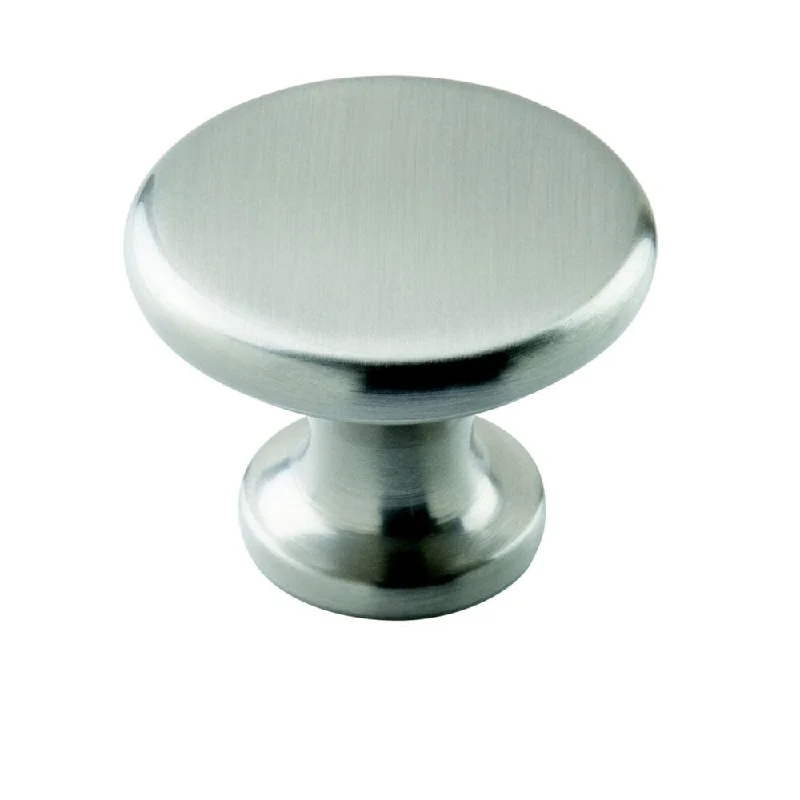 Amerock Traditional 1.50-Inch Oversized Satin Nickel Cabinet Knob (Pack of 5)