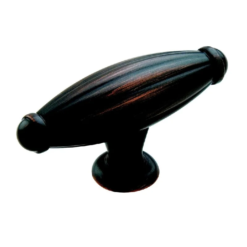 Amerock Traditional 2.625-Inch Oil-Rubbed Bronze Cabinet Knob (Pack of Five) - Oil-Rubbed Bronze