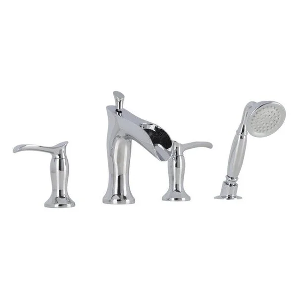 Ancona Eleganzia Roman Tub Bathroom Faucet in Chrome Finish