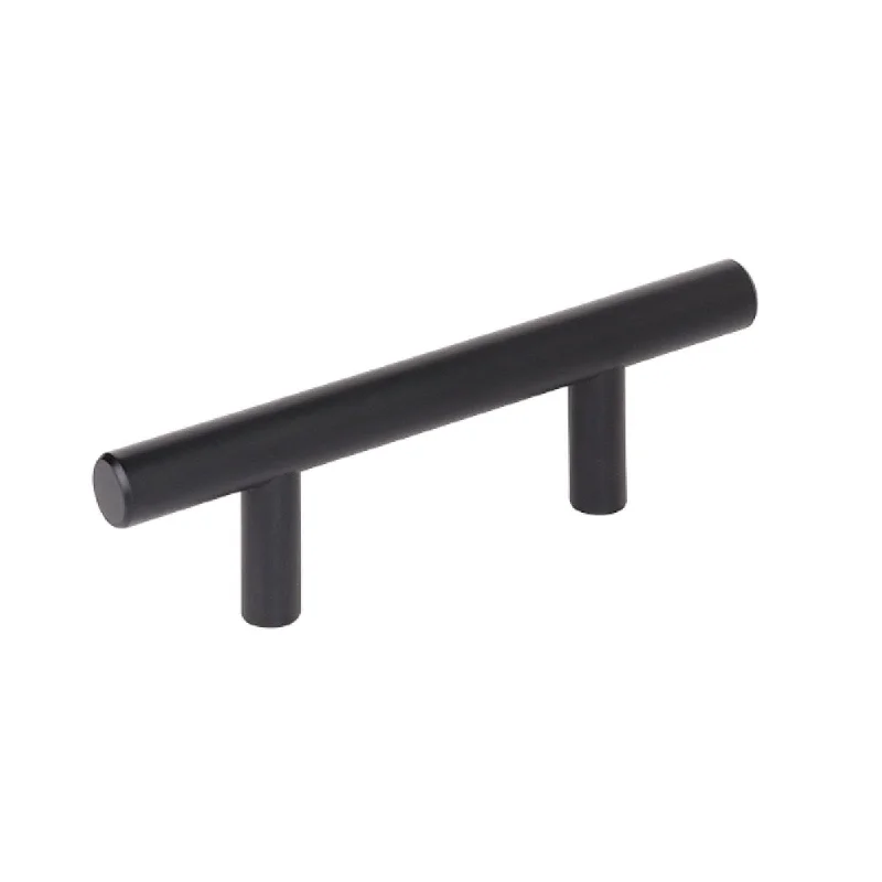 Bar Pulls 2-1/2 (64 mm) Center-to-Center Matte Black Cabinet Pull - 10 Pack - 2.5