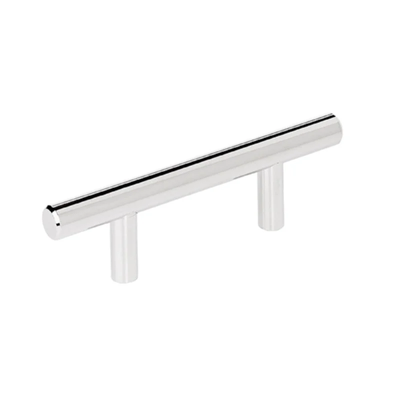 Bar Pulls 2-1/2 (64 mm) Center-to-Center Polished Nickel Cabinet Pull - 10 Pack - 2.5