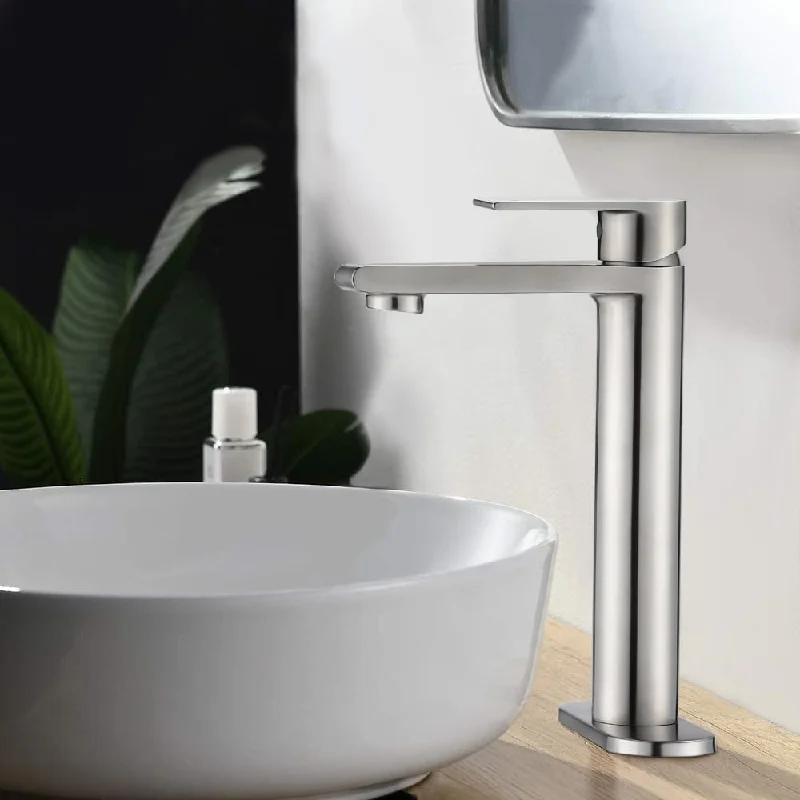 Bathroom Faucet Single-Handle Bathroom Faucet Brushed Nickel