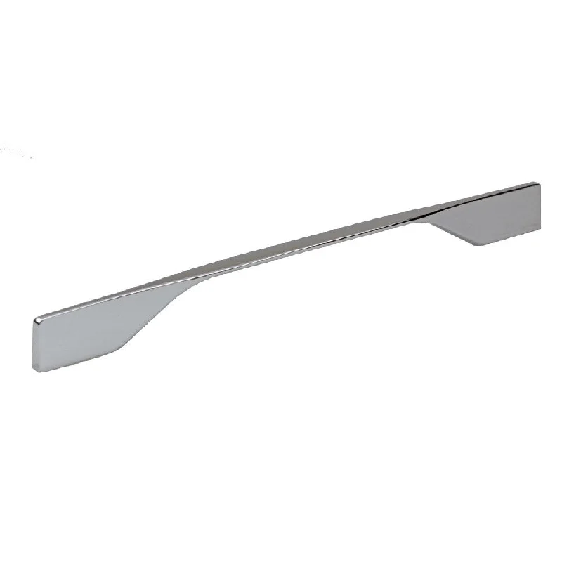 GlideRite 12-inch Polished Chrome Contemporary Slim Italian Cabinet Pull (Set of 10)