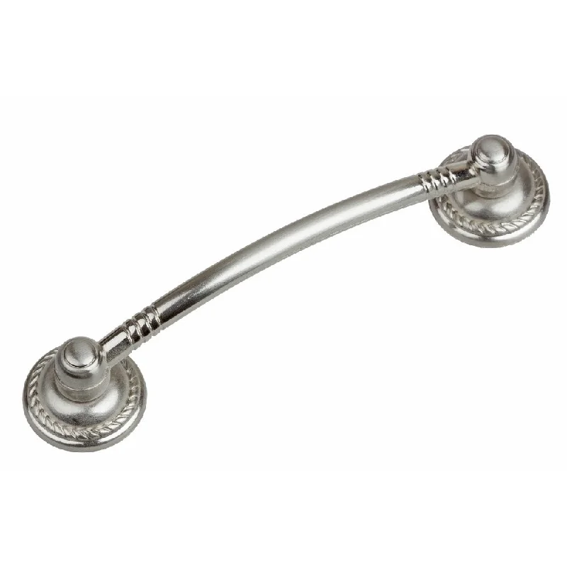 GlideRite 3.75-inch CC Satin Nickel Rope Bow Cabinet Pulls (Pack of 10)