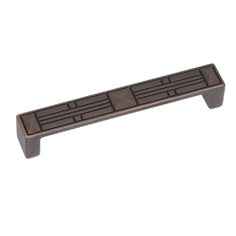 GlideRite 5-inch CC Oil Rubbed Bronze Craftsman Series Cabinet Pulls (Pack of 10)