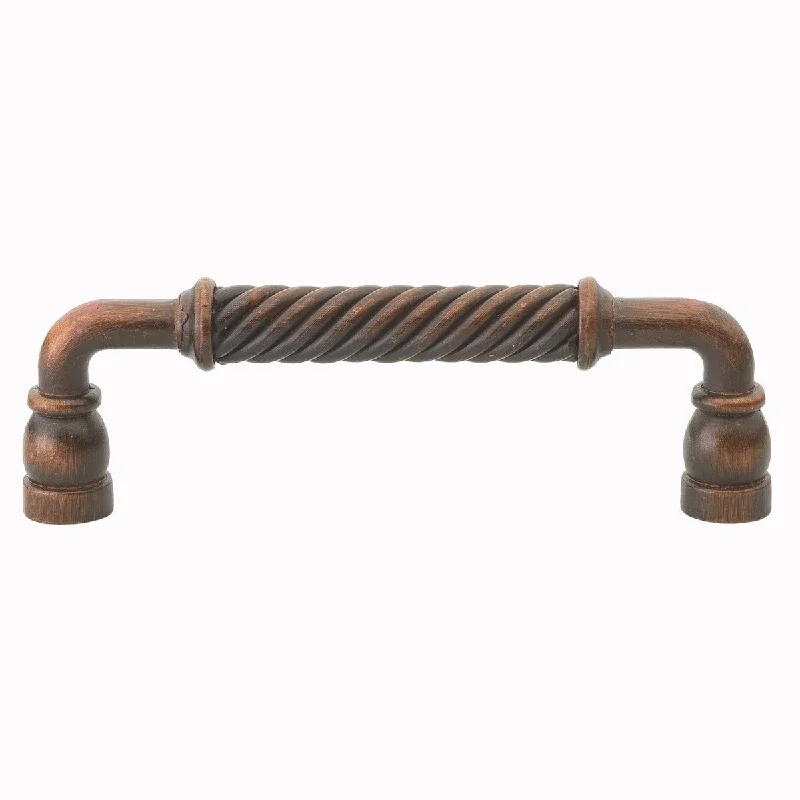 GlideRite 5-inch CC Rustic Bronze Twisted Cabinet Drawer Pulls (Pack of 10)