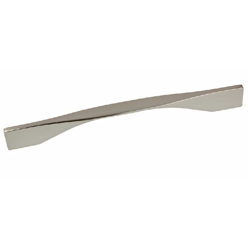 GlideRite 6.25-inch CC Satin Nickel Contemporary Slim Italian Cabinet Pull (Set of 10)