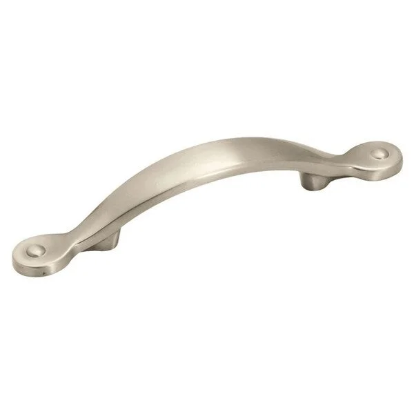 Inspirations 3 in (76 mm) Center-to-Center Satin Nickel Cabinet Pull - 10 Pack