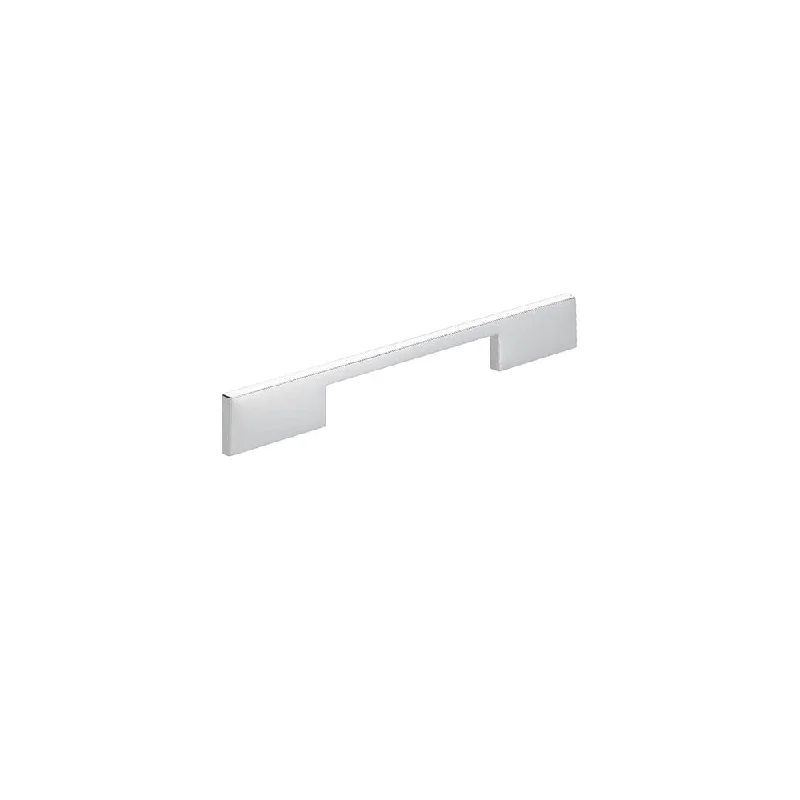 Maykke Elliot 7-7/8 Inch Rectangular Cabinet Pull, Brushed Nickel