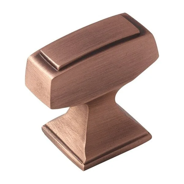 Mulholland 1-1/4 in (32 mm) Length Brushed Copper Cabinet Knob