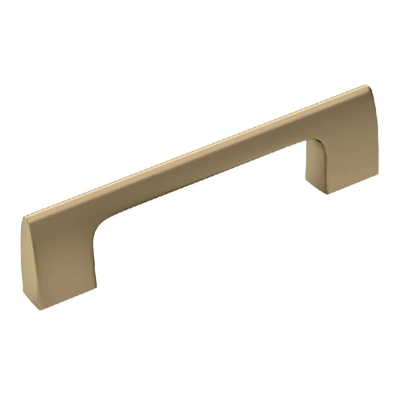 Riva 3-3/4 in (96 mm) Center-to-Center Golden Champagne Cabinet Pull - Golden Champagne - 3 3/4 in. Center-to-Center