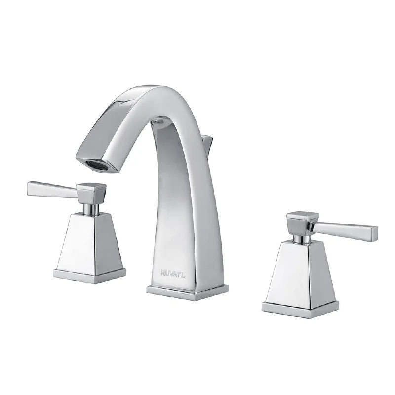 Ruvati RVF5120BN Giza 8-15-inch Brushed Nickel Widespread Two Handle Contemporary Bathroom Faucet