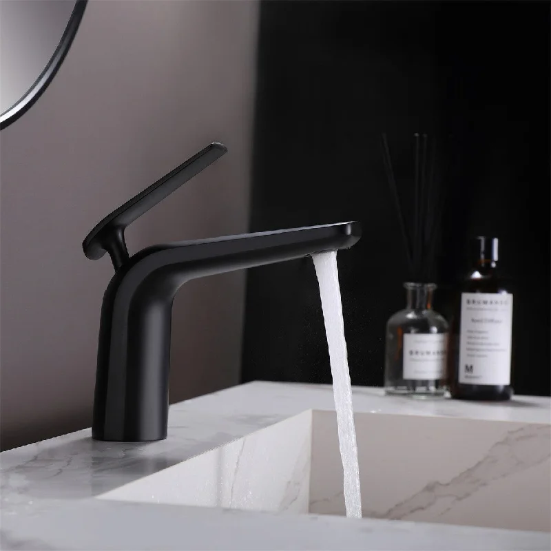 Single Hole Bathroom Faucet Alloy handle for Bathroom