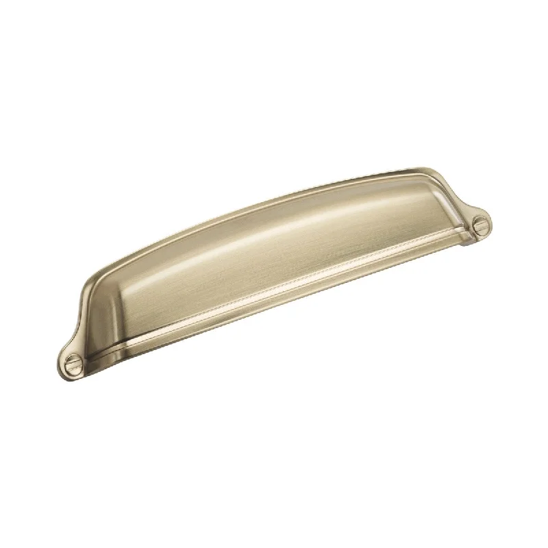 Stature 5-1/16 in (128 mm) Center-to-Center Golden Champagne Cabinet Cup Pull - 5.063