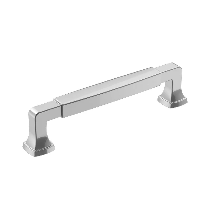 Stature 5-1/16 in (128 mm) Center-to-Center Polished Chrome Cabinet Pull - 5.0625