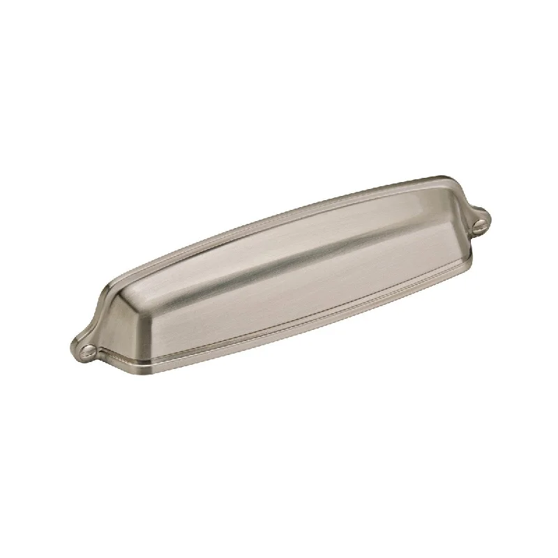 Stature 5-1/16 in (128 mm) Center-to-Center Satin Nickel Cabinet Cup Pull - 10 Pack - 5.0625