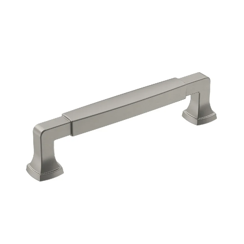 Stature 5-1/16 in (128 mm) Center-to-Center Satin Nickel Cabinet Pull - 5.0625