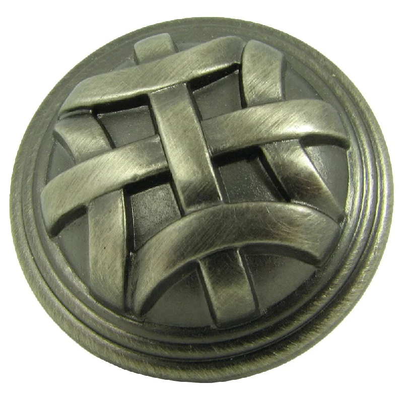 Stone Mill Hardware Cross Flory Weathered Nickel Cabinet Knobs (Pack of 5)