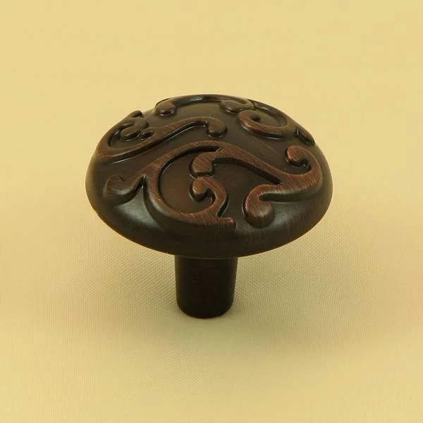 Stone Mill Hardware Oil Rubbed Bronze Ivy Cabinet Knobs (Pack of 10)