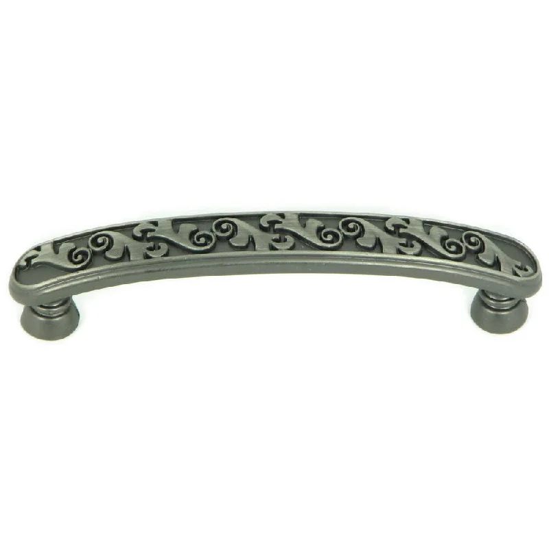 Stone Mill Hardware Weathered Nickel Oakley Cabinet Pull (Pack of 10)