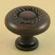 Stone Mill Oil Bronze Rope Cabinet Hardware Knob (Pack of 10)