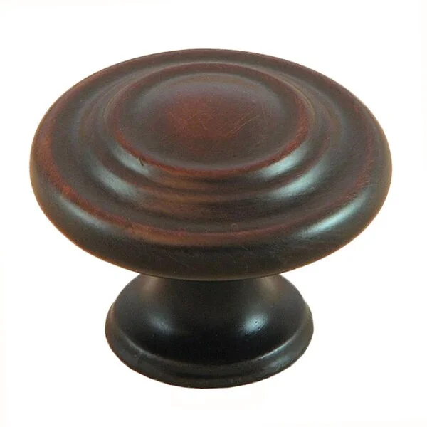 Stone Mill Oil Rubbed Bronze 3-ring Cabinet Knobs (Pack of 25)