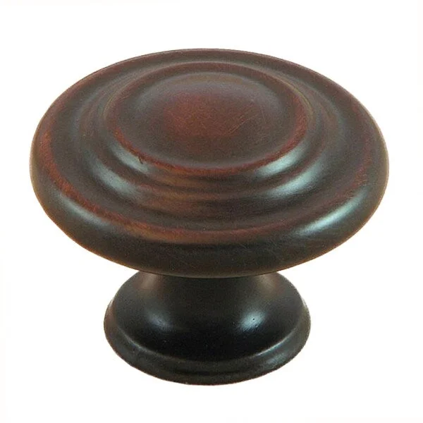 Stone Mill Oil Rubbed Bronze Three-ring Cabinet Knobs (Pack of 5)