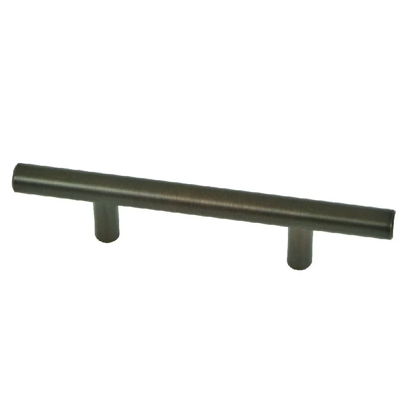 Stone Mill Oil-Rubbed Steel Cabinet Drawer Bar Handle (Pack of 5)