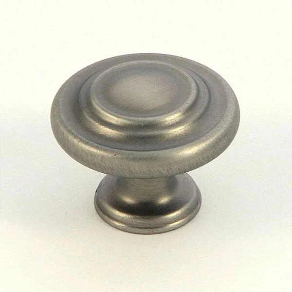 Stone Mill Weathered Nickel 3-ring Cabinet Knobs (Pack of 10)