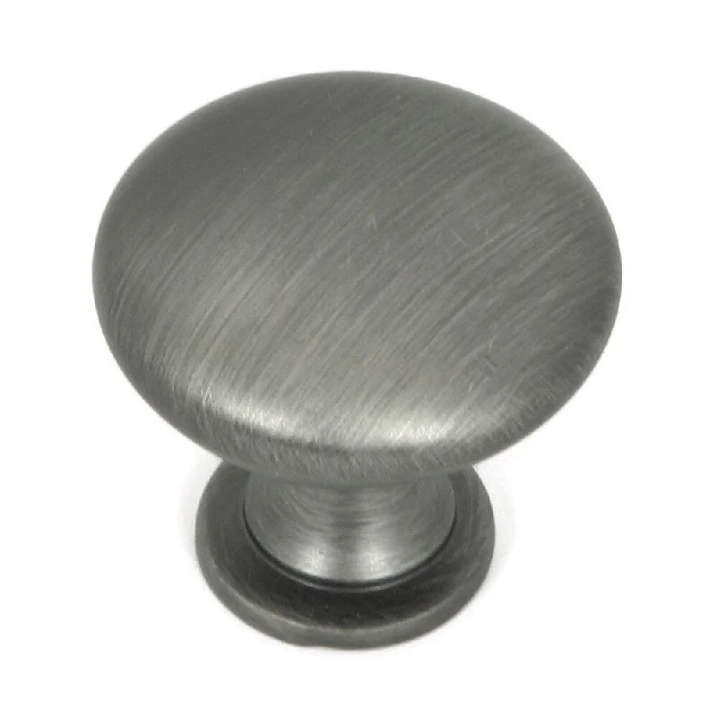 Stone Mill Weathered Nickel Round Cabinet Knobs (Pack of 25)