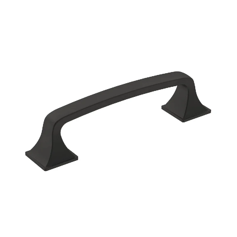 Ville 3-3/4 in (96 mm) Center-to-Center Matte Black Cabinet Pull - 3.75