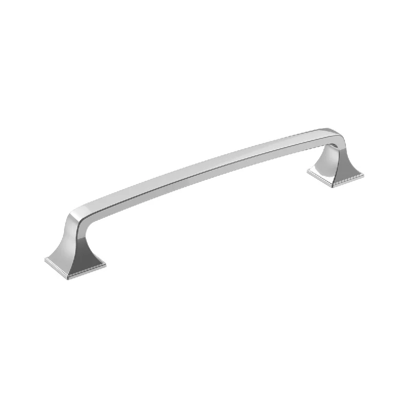 Ville 6-5/16 in (160 mm) Center-to-Center Polished Chrome Cabinet Pull - 6.3125