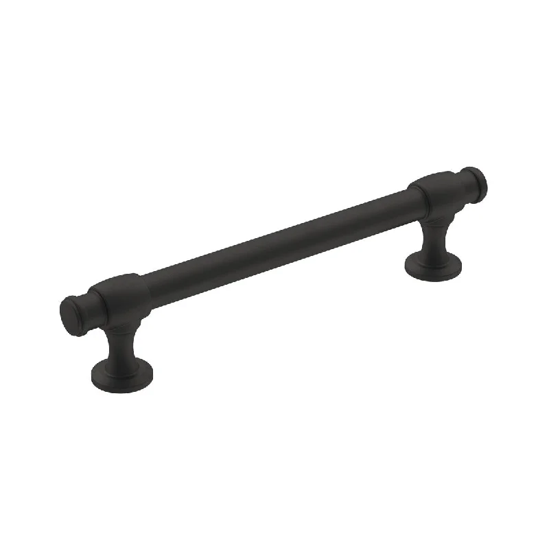 Winsome 5-1/16 in (128 mm) Center-to-Center Matte Black Cabinet Pull - 5.0625