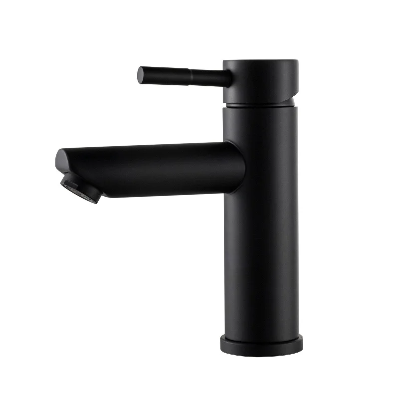 YPG46MB Single Handle Lavatory faucet in Matte Black Finish - 11.8" x 2" x 5.8"