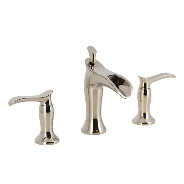 Ancona Eleganzia Widespread Bathroom Faucet in Polished Nickel Finish