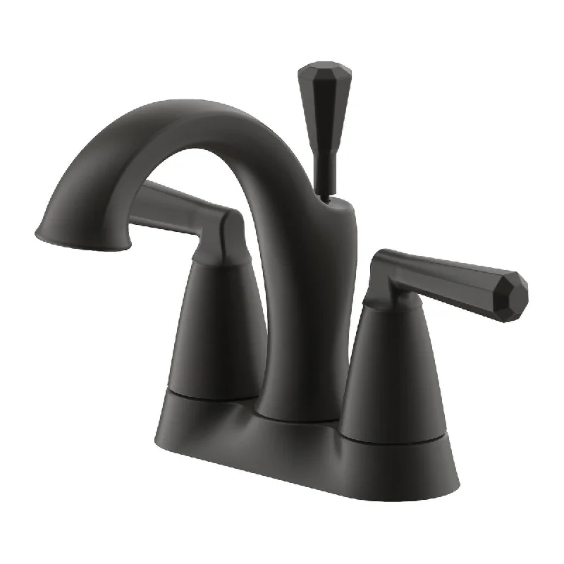 Liege 4 in. Centerset Bathroom Faucet in Matte Black