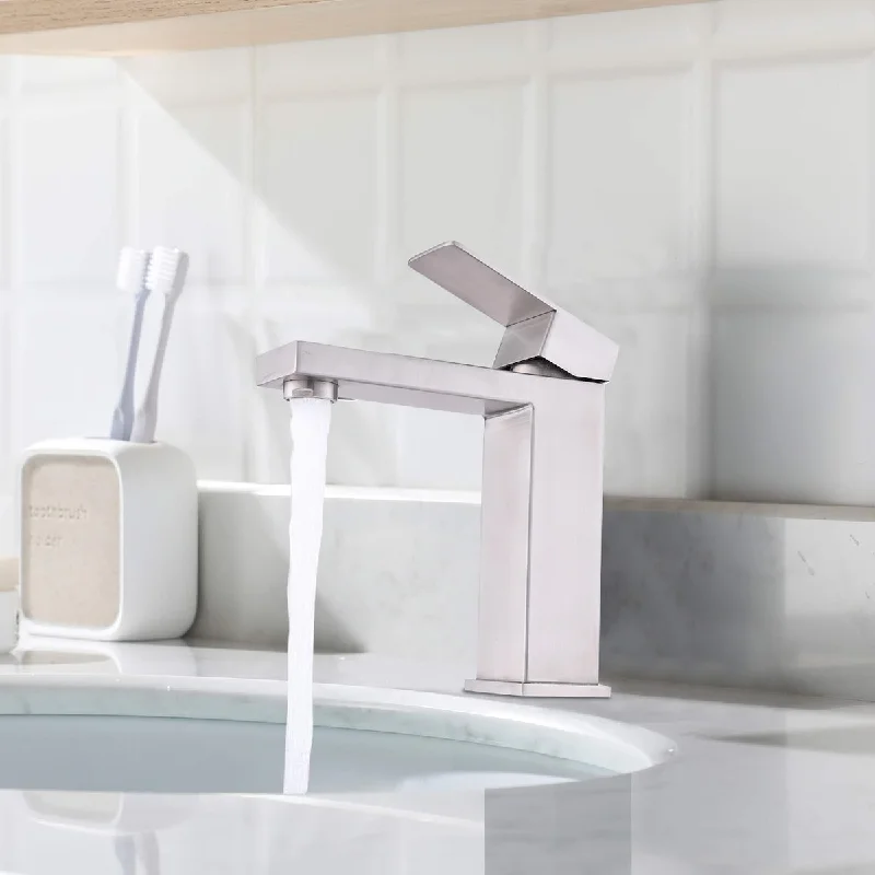 Modern Bathroom Faucet Single Handle Vanity Sink Faucet