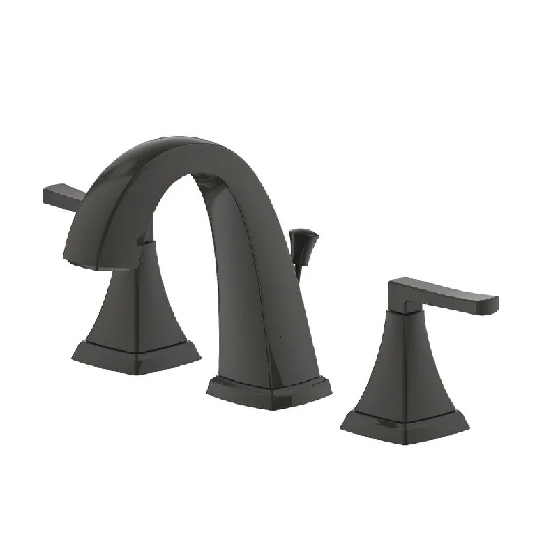 Opera 8 in. Widespread Bathroom Faucet in Matte Black