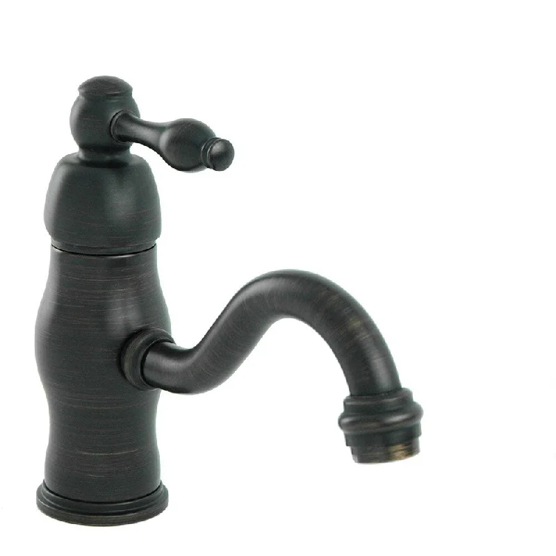 S-Series Oil Rubbed Bronze Victorian Single Post Bathroom Faucet