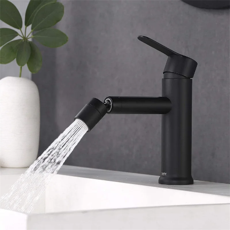 Single Hole Single Handle Bathroom Faucet - Sink Drain Not Included