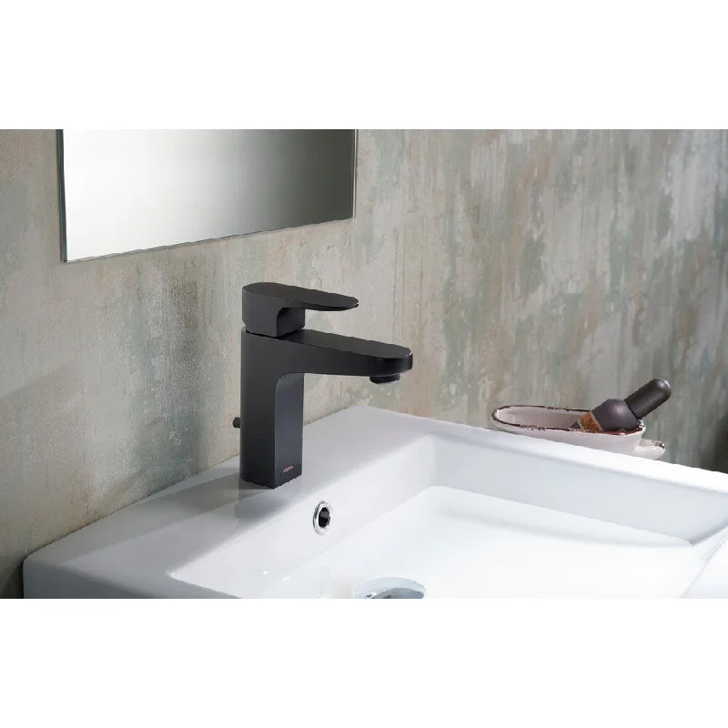 Stufurhome Jackson 1.2 GPM Single Hole Single-lever Matte Black Faucet