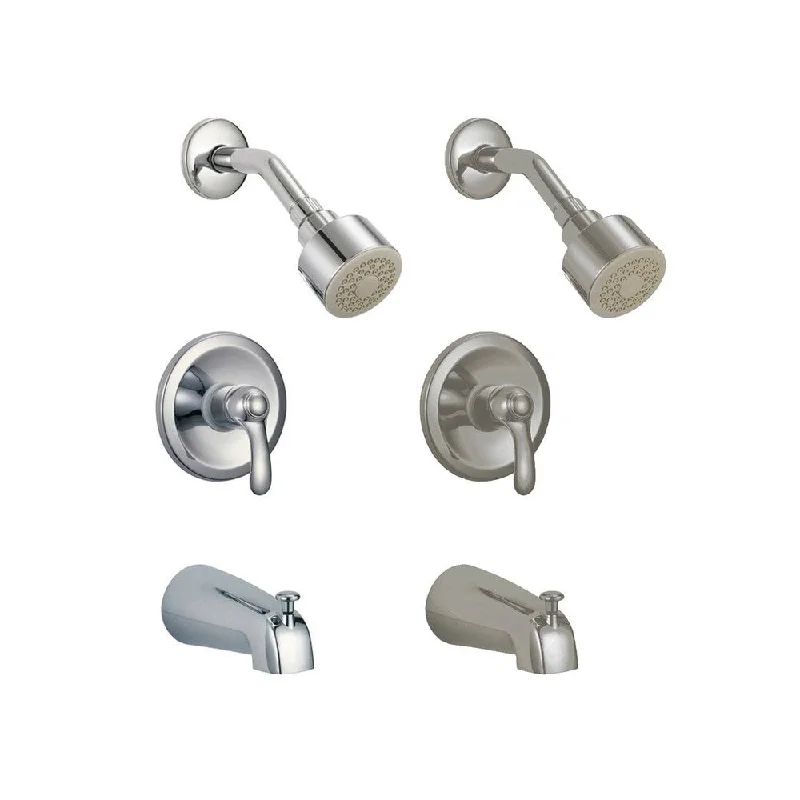 Victoria S8621 Shower Head with Tub Faucet Combo