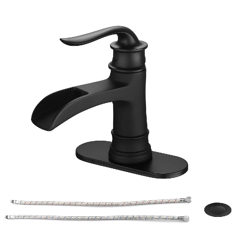 Waterfall Single Handle Vessel Sink Faucet