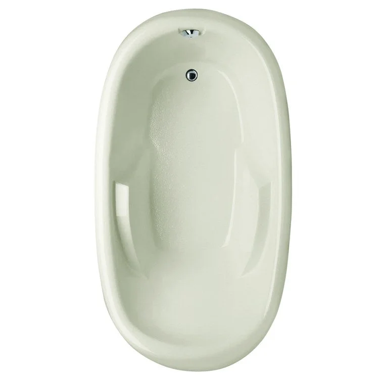 Air Tub Designer Collection Kimberly Drop-In Bone Oval 6 Jet Acrylic 72 x 40 x 24 Inch